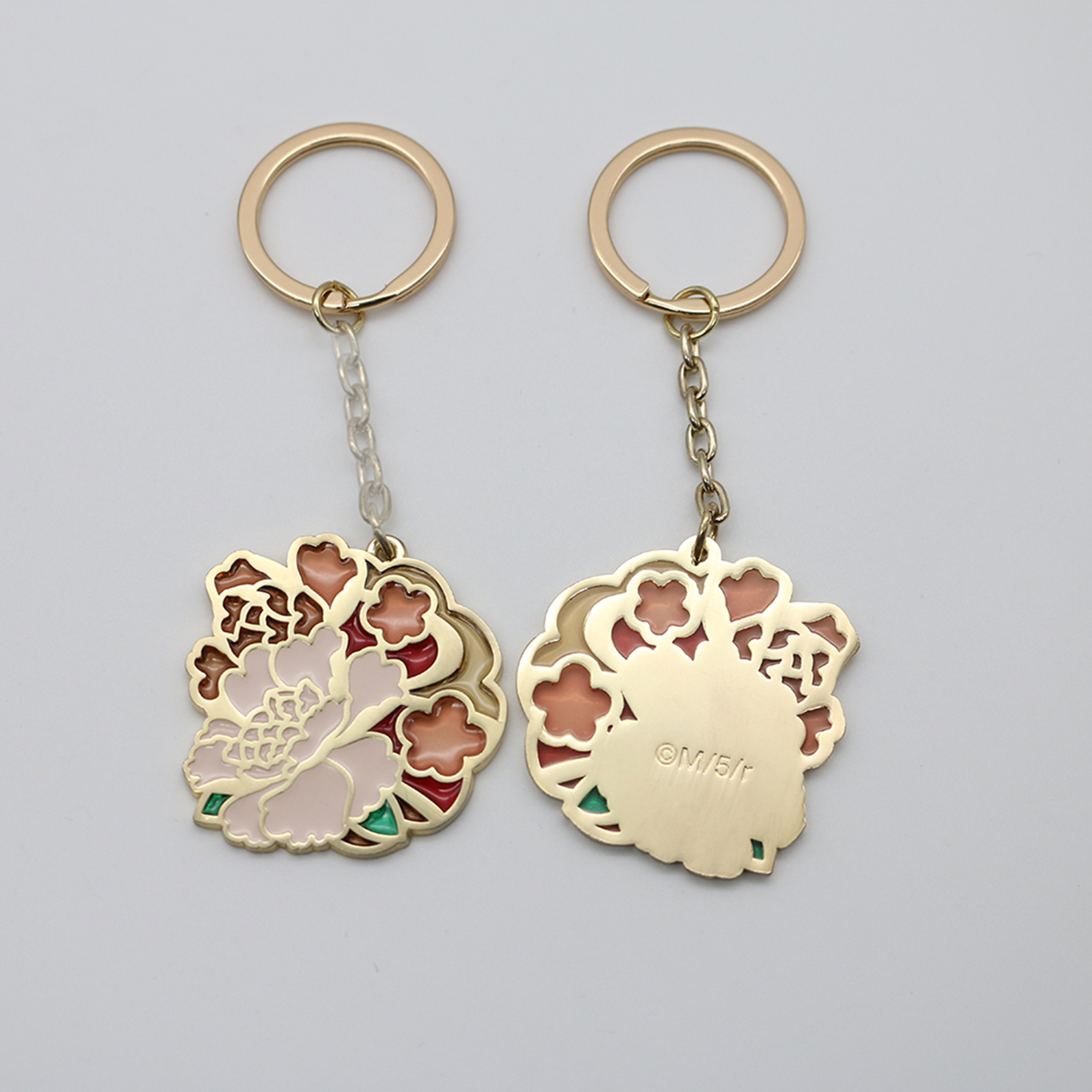 transparent enamel metal keychain custom,metal gift factory